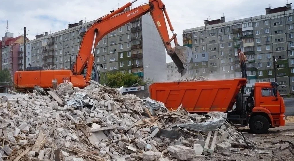 Профессиональный вывоз строительного мусора в Сосновом Боре в октябре