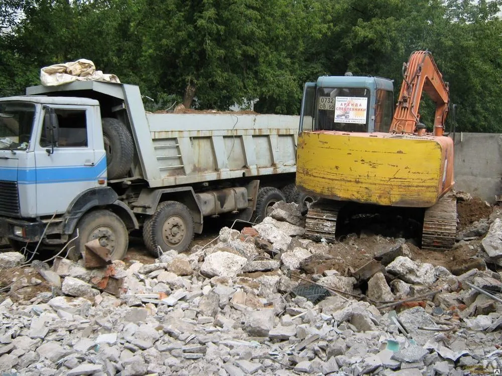 Вывоз бетонного боя и утилизация в Сосновом Боре в октябре