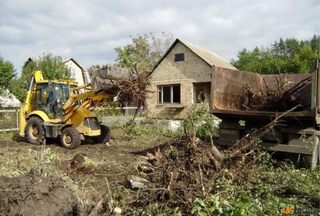 Уборка участков от мусора любой сложности в Сосновом Боре в октябре